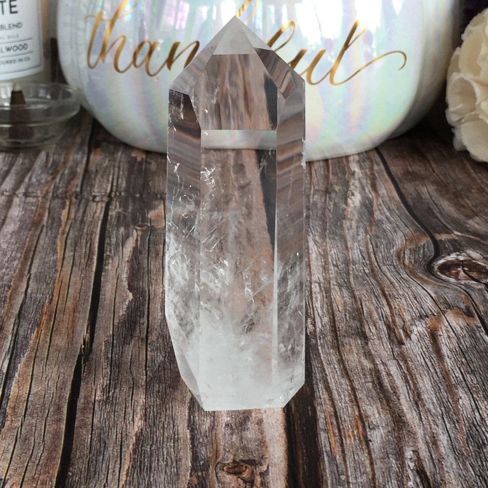 🔥Sold on Etsy. 🔥High Clarity Clear Quartz Tower
